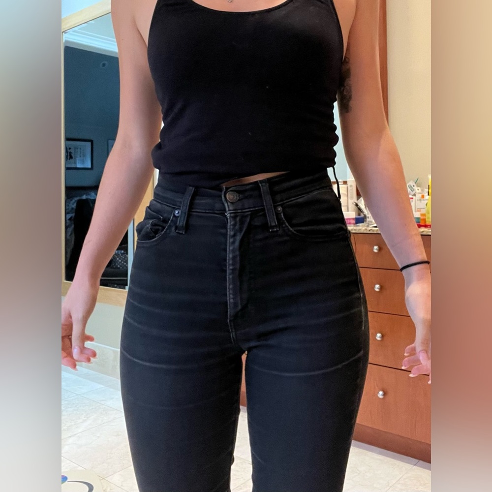 Levi’s Mile High Super Skinny Black Jeans 27